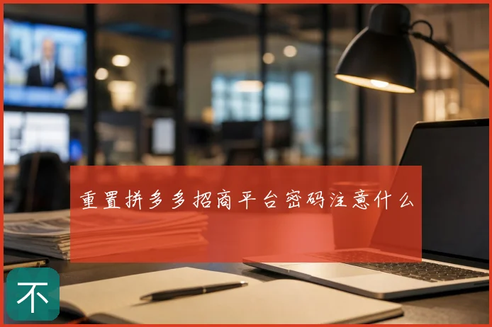 重置拼多多招商平台密码注意什么